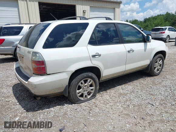 2004 Acura MDX Touring with VIN 2HNYD18604H504727, listed as a IAAI auction lot 42690357 with 323,045 mi miles and . Bid and sale history available at DreamBid. Image 4.