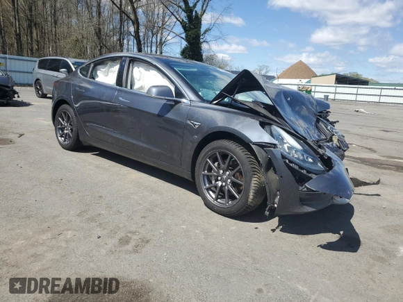 2018 Tesla Model 3 Long Range Battery with VIN 5YJ3E1EB6JF066148, listed as a Copart auction lot 52304285 with Not Provided miles and Salvage Title. Bid and sale history available at DreamBid. Image 4.