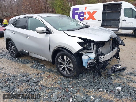 2020 Nissan Murano S with VIN 5N1AZ2AS4LN163906, listed as a IAAI auction lot 41932468 with 58,992 mi miles and . Bid and sale history available at DreamBid. Image 1.