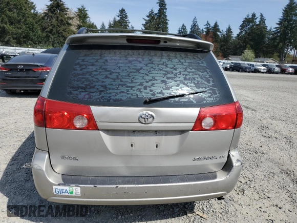 2006 Toyota Sienna CE with VIN 5TDZA23C66S413293, listed as a Copart auction lot 54765815 with Not Provided miles and Salvage Title. Bid and sale history available at DreamBid. Image 6.