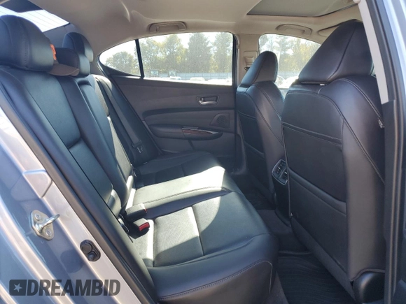 2015 Acura TLX V6 Tech with VIN 19UUB3F5XFA007378, listed as a Copart auction lot 75168544 with 105,308 mi miles and Salvage Title. Bid and sale history available at carsss.com. Image 10.