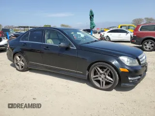2013 Mercedes-Benz C-Class C 250 Sport with VIN WDDGF4HB8DA873463, listed as a Copart auction lot 49186265 with 122,990 mi miles and Salvage Title. Bid and sale history available at carsss.com. Image 4.