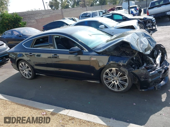 2014 Audi A7 Prestige with VIN WAU2GAFC5EN012583, listed as a IAAI auction lot 42561824 with Not provided miles and . Bid and sale history available at DreamBid. Image 14.
