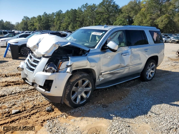 2017 Cadillac Escalade Luxury with VIN 1GYS4BKJ1HR293391, listed as a Copart auction lot 45992385 with 140,280 mi miles and Salvage Title. Bid and sale history available at carsss.com. Image 1.