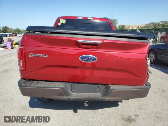 2017 Ford F-150 XL with VIN 1FTEW1EG8HKD67096, listed as a Copart auction lot 49861684 with 70,329 mi miles and Salvage Title. Bid and sale history available at carsss.com. Image 6.