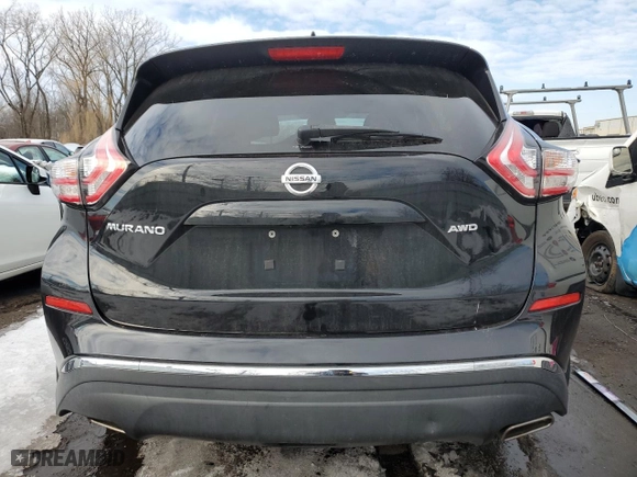 2018 Nissan Murano S with VIN 5N1AZ2MH6JN169154, listed as a Copart auction lot 45168725 with 65,244 mi miles and Non Repairable. Bid and sale history available at carsss.com. Image 6.