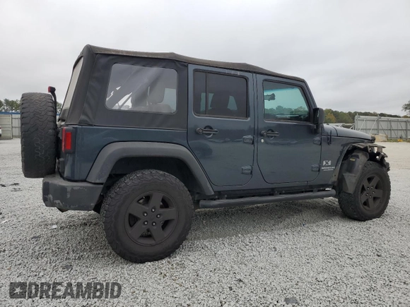 2008 Jeep Wrangler Unlimited X with VIN 1J4GB39138L602949, listed as a Copart auction lot 78503934 with 181,023 mi miles and Salvage Title. Bid and sale history available at DreamBid. Image 3.