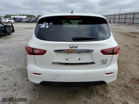 2013 Infiniti JX35 with VIN 5N1AL0MM5DC311979, listed as a Copart auction lot 51122375 with 147,779 mi miles and Salvage Title. Bid and sale history available at carsss.com. Image 6.