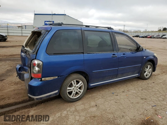 2004 Mazda MPV ES with VIN JM3LW28J940519890, listed as a Copart auction lot 51240135 with 245,643 mi miles and Salvage Title. Bid and sale history available at carsss.com. Image 3.