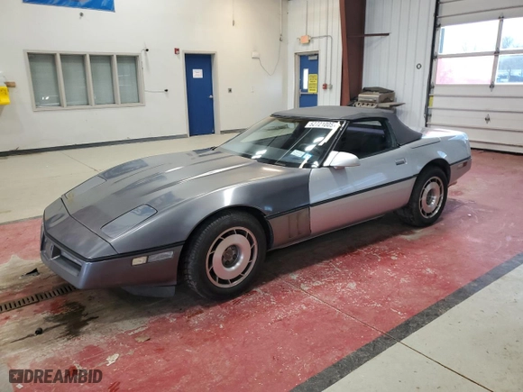 1987 Chevrolet Corvette with VIN 1G1YY3180H5120101, listed as a Copart auction lot 52721005 with 113,894 mi miles and Clean Title. Bid and sale history available at carsss.com. Image 1.