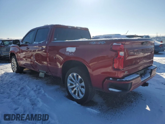2021 Chevrolet Silverado 1500 RST with VIN 3GCUYEET2MG406048, listed as a Copart auction lot 88330495 with 21,692 mi miles and Salvage Title. Bid and sale history available at carsss.com. Image 2.