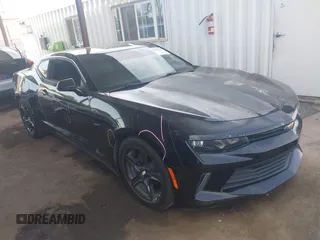 2016 Chevrolet Camaro 1LT with VIN 1G1FB1RS1G0141953, listed as a IAAI auction lot 42064827 with 107,336 mi miles. Bid and sale history available at carsss.com. Image 1.