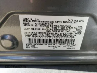 2015 Mitsubishi Outlander Sport 2.4 GT with VIN 4A4AP4AW5FE032330, listed as a Copart auction lot 71565354 with 98,342 mi miles and Salvage Title. Bid and sale history available at carsss.com. Image 15.