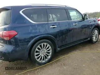2015 Infiniti QX80 z VIN JN8AZ2NE3F9086651, wystawiony jako Copart lot #54015875 z przebiegiem 137 015 mil mil oraz Szkoda całkowita • Salvage title. Historia ofert i sprzedaży dostępna na DreamBid. Obrazek 14.