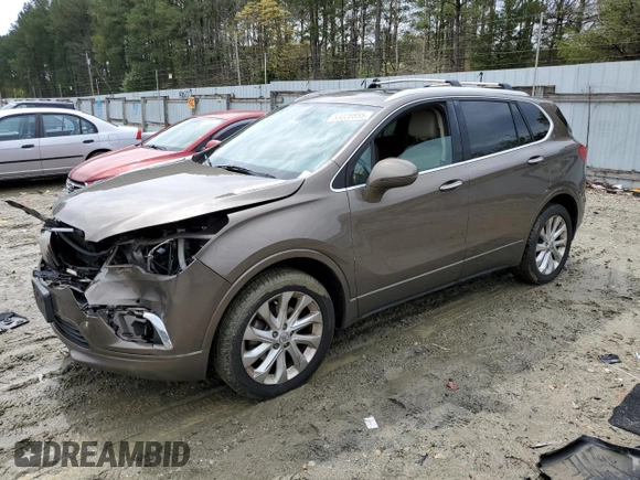 2017 Buick Envision Premium I with VIN LRBFXESX0HD068556, listed as a Copart auction lot 53020855 with 85,073 mi miles and Salvage Title. Bid and sale history available at DreamBid. Image 1.