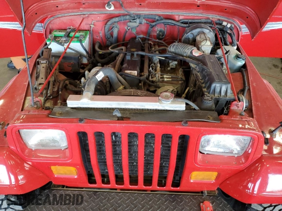 1994 Jeep Wrangler with VIN 1J4FY29SXRP458257, listed as a Copart auction lot 61340525 with 92,004 mi miles and Clean title. Bid and sale history available at DreamBid. Image 11.