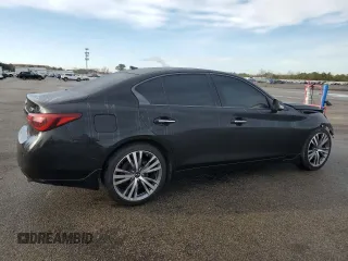 2023 Infiniti Q50 SENSORY with VIN JN1EV7CR1PM543311, listed as a Copart auction lot 49888555 with 15,748 mi miles and Salvage Title. Bid and sale history available at carsss.com. Image 3.