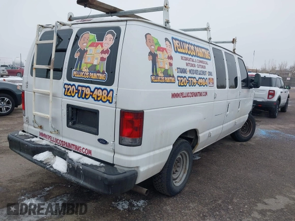 2008 Ford Econoline Cargo Commercial z VIN 1FTNE14W08DA57153, wystawiony jako IAAI lot #41596848 z przebiegiem 121 347 mil mil oraz . Historia ofert i sprzedaży dostępna na DreamBid. Obrazek 4.