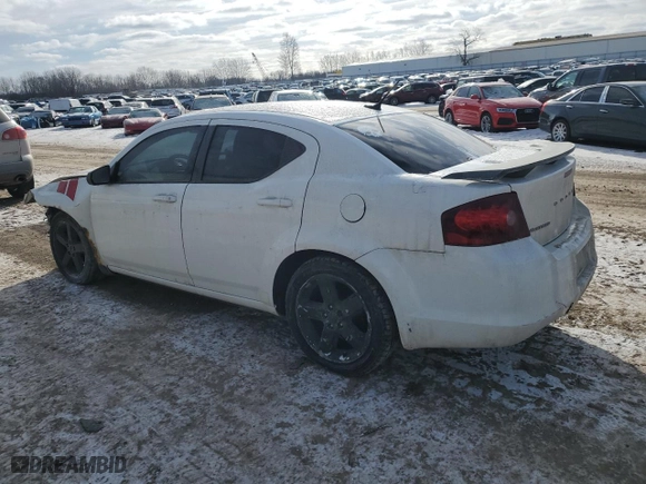 2012 Dodge Avenger SE with VIN 1C3CDZABXCN140963, listed as a Copart auction lot 44114155 with 160,464 mi miles and Clean Title. Bid and sale history available at carsss.com. Image 2.