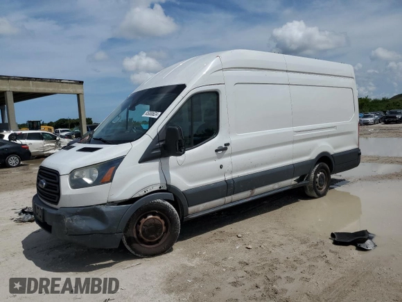 2017 Ford Transit Cargo with VIN 1FTBW3XG8HKA27569, listed as a Copart auction lot 41877665 with 207,932 mi miles and Salvage Title. Bid and sale history available at carsss.com. Image 1.