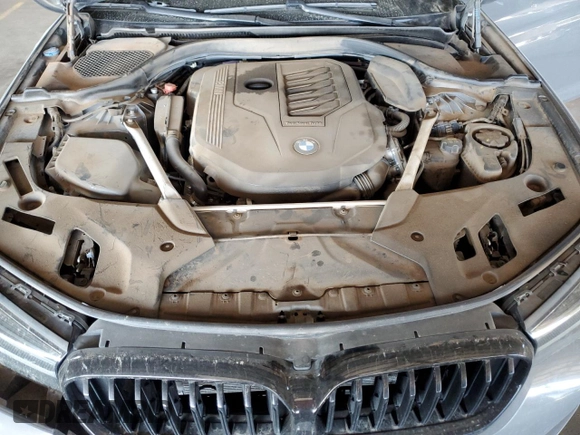 2021 BMW 5 Series 540i with VIN WBA53BJ0XMWX02771, listed as a Copart auction lot 45048705 with Not Provided miles and Salvage Title. Bid and sale history available at DreamBid. Image 11.