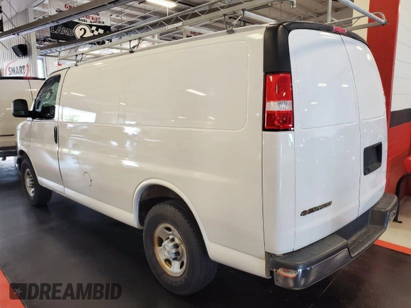 2019 Chevrolet Express Cargo with VIN 1GCZGGFG9K1202459, listed as a IAAI auction lot 42846793 with 149,357 mi miles and . Bid and sale history available at DreamBid. Image 16.