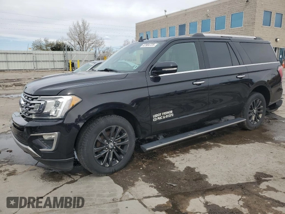 2019 Ford Expedition Max Limited z VIN 1FMJK2ATXKEA43801, wystawiony jako Copart lot #47984725 z przebiegiem 102 625 mil mil oraz Szkody całkowita. Historia ofert i sprzedaży dostępna na DreamBid. Obrazek 1.
