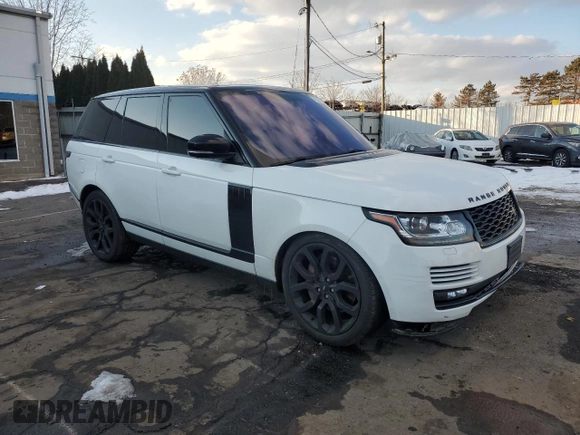 2016 Land Rover Range Rover Supercharged z VIN SALGS2EF3GA299806, wystawiony jako Copart lot #42331795 z przebiegiem 127 988 mil mil oraz Szkoda całkowita • Salvage title. Historia ofert i sprzedaży dostępna na DreamBid. Obrazek 4.