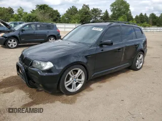 2007 BMW X3 3.0si with VIN WBXPC93467WF28468, listed as a Copart auction lot 60064925 with 98,032 mi miles and Salvage title. Bid and sale history available at DreamBid. Image 1.