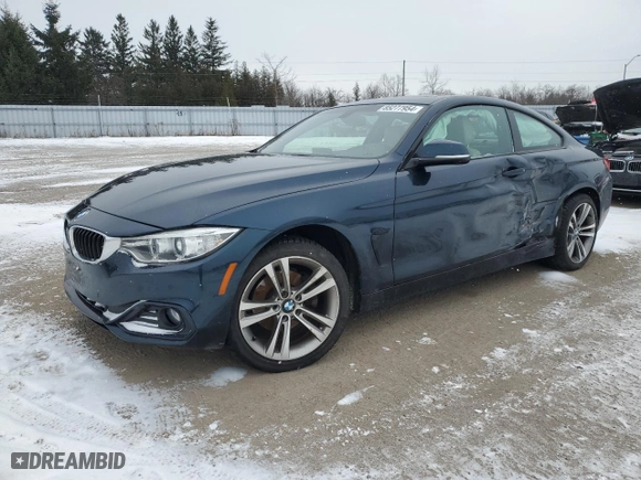 2017 BMW 4 Series 430i xDrive with VIN WBA4R9C55HK878586, listed as a Copart auction lot 85277954 with 0 mi miles and Clean Title. Bid and sale history available at carsss.com. Image 1.