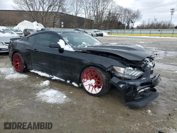 2015 Ford Mustang GT with VIN 1FA6P8CF6F5428807, listed as a Copart auction lot 44294215 with 28,545 mi miles and Clean Title. Bid and sale history available at carsss.com. Image 4.