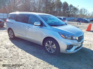 2021 Kia Sedona EX with VIN KNDMC5C13M6664595, listed as a IAAI auction lot 41728352 with NaN miles. Bid and sale history available at carsss.com. Image 1.