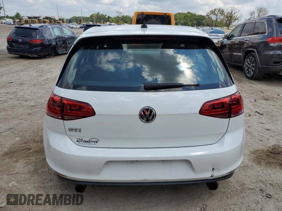 2017 Volkswagen Golf GTI S with VIN 3VW4T7AU9HM055166, listed as a Copart auction lot 67592414 with 114,286 mi miles and Salvage Title. Bid and sale history available at carsss.com. Image 6.
