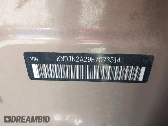 2014 Kia Soul with VIN KNDJN2A29E7073514, listed as a IAAI auction lot 41773333 with Not Provided miles and . Bid and sale history available at DreamBid. Image 9.
