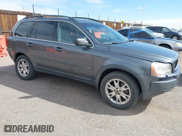 2005 Volvo XC90 with VIN YV1CZ911251158155, listed as a IAAI auction lot 41742209 with 270,995 mi miles and . Bid and sale history available at DreamBid. Image 1.