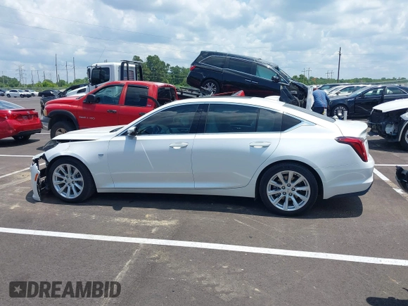2024 Cadillac CT5 Luxury with VIN 1G6DW5RK9R0127962, listed as a IAAI auction lot 42548395 with 24,327 mi miles and . Bid and sale history available at DreamBid. Image 14.
