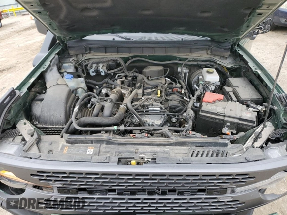 2024 Ford Bronco Everglades with VIN 1FMEE4HH8RLA00375, listed as a Copart auction lot 55608045 with 17,770 mi miles and Salvage title. Bid and sale history available at DreamBid. Image 12.