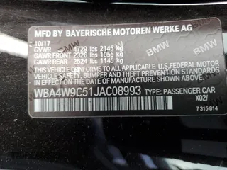 2018 BMW 4 Series 440i xDrive z VIN WBA4W9C51JAC08993, wystawiony jako Copart lot #43989264 z przebiegiem 29 245 mil mil oraz . Historia ofert i sprzedaży dostępna na DreamBid. Obrazek 12.