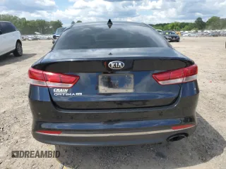 2016 Kia Optima LX with VIN 5XXGT4L31GG106405, listed as a Copart auction lot 56668605 with 174,933 mi miles and Clean title. Bid and sale history available at DreamBid. Image 6.