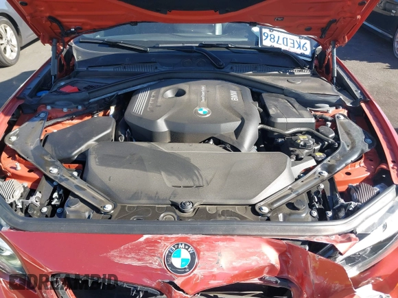 2018 BMW 2 Series 230i with VIN WBA2M7C55JVD51262, listed as a IAAI auction lot 41343333 with 29,537 mi miles. Bid and sale history available at carsss.com. Image 10.