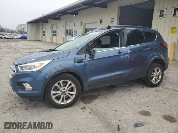 2019 Ford Escape SEL with VIN 1FMCU9HD1JUC78022, listed as a Copart auction lot 51519195 with 57,384 mi miles and Salvage Title. Bid and sale history available at carsss.com. Image 1.