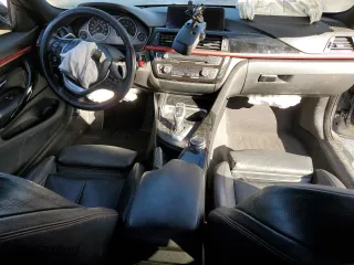2015 BMW 4 Series 435i xDrive with VIN WBA3R5C56FK371987, listed as a Copart auction lot 88077015 with 0 mi miles and Salvage Title. Bid and sale history available at carsss.com. Image 8.