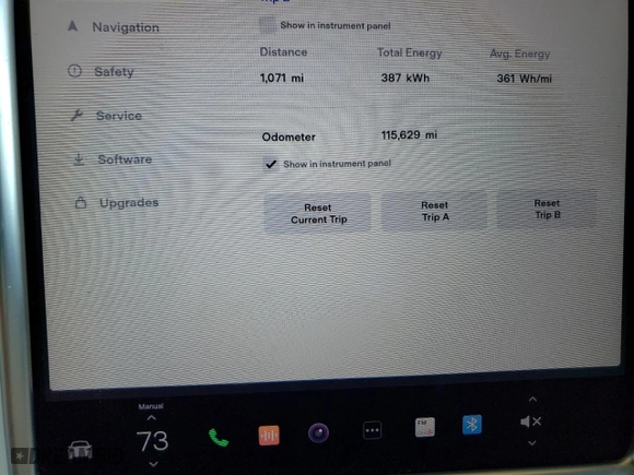 2017 Tesla Model X P100D with VIN 5YJXCBE49HF039938, listed as a Copart auction lot 62788164 with NaN miles and Salvage Title. Bid and sale history available at carsss.com. Image 9.