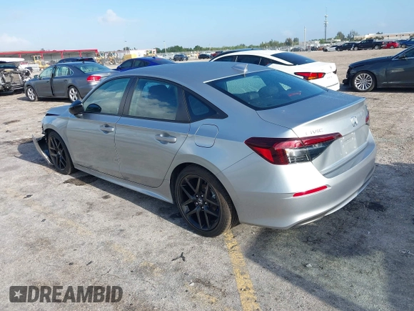 2025 Honda Civic Sport z VIN 2HGFE2F57SH519010, wystawiony jako IAAI lot #41934874 z przebiegiem 7999 mil mil oraz . Historia ofert i sprzedaży dostępna na DreamBid. Obrazek 3.