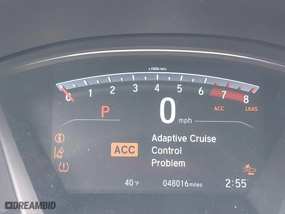 2019 Honda CR-V EX-L with VIN 2HKRW2H82KH635853, listed as a IAAI auction lot 41965265 with 48,016 mi miles. Bid and sale history available at carsss.com. Image 15.