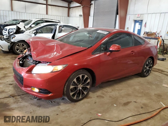 2013 Honda Civic Si with VIN 2HGFG4A59DH706684, listed as a Copart auction lot 61300645 with 129,824 mi miles and Salvage title. Bid and sale history available at DreamBid. Image 1.