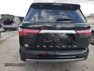 2024 Toyota Sequoia SR5 with VIN 7SVAAABA2RX046985, listed as a Copart auction lot 84239044 with 7,418 mi miles and Clean Title. Bid and sale history available at carsss.com. Image 6.