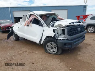2018 Toyota Tundra SR with VIN 5TFUW5F14JX763757, listed as a IAAI auction lot 42585029 with Not provided miles and . Bid and sale history available at DreamBid. Image 1.