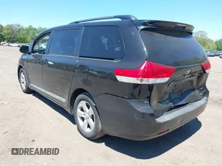 2014 Toyota Sienna LE AAS with VIN 5TDKK3DC6ES453200, listed as a IAAI auction lot 42277928 with 347,887 mi miles and . Bid and sale history available at DreamBid. Image 3.