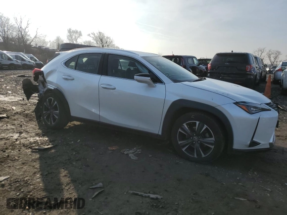 2021 Lexus UX 200 with VIN JTHX3JBH4M2037480, listed as a Copart auction lot 86453554 with 72,699 mi miles and Salvage title. Bid and sale history available at DreamBid. Image 4.